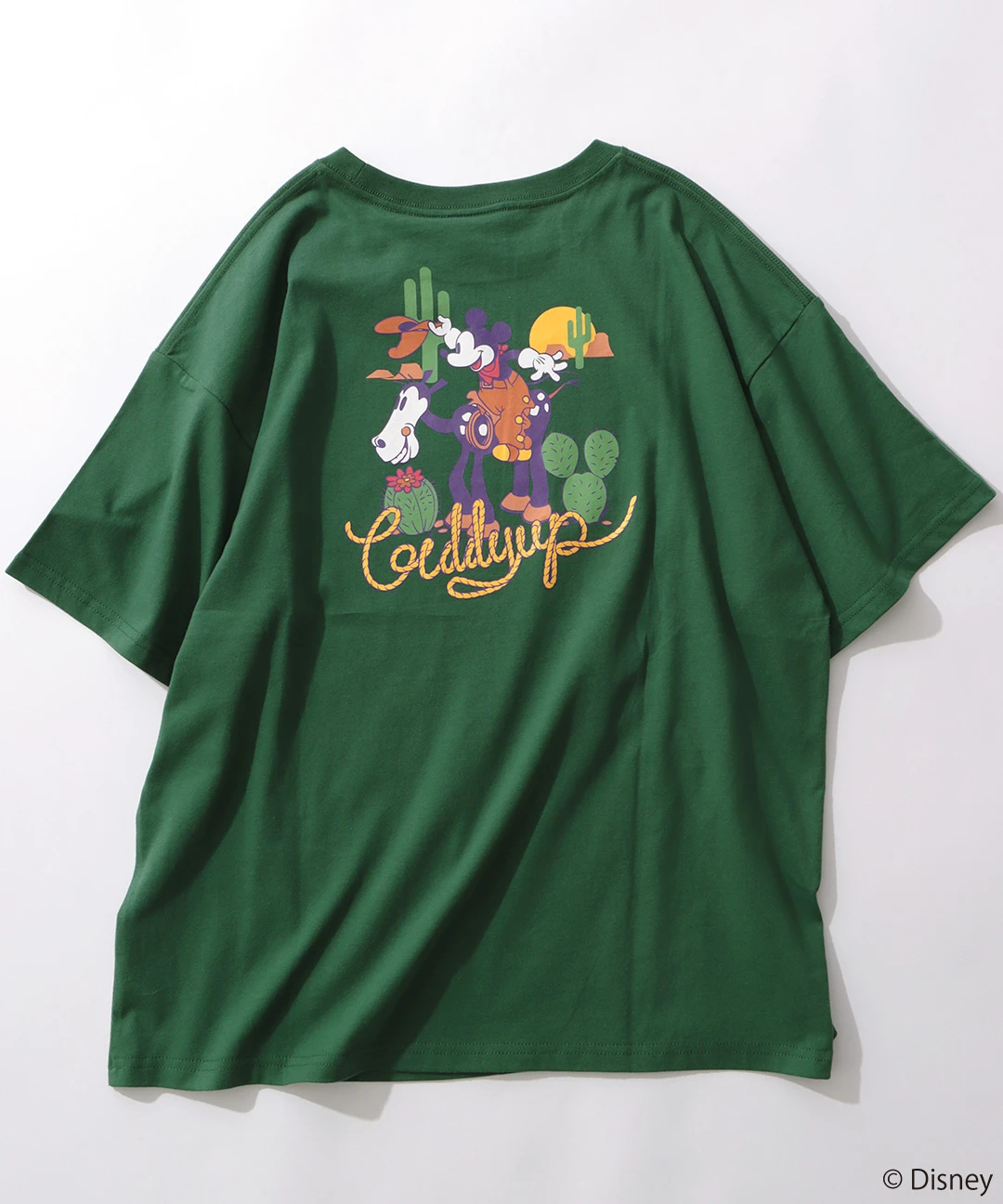 カウボーイ図柄 人気 プリントtシャツ