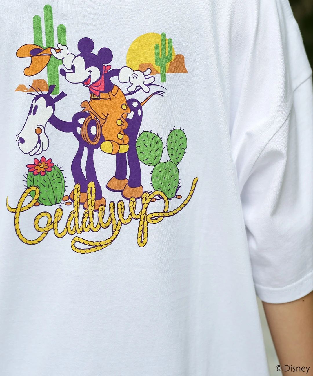 ミッキー“カウボーイ”/プリントTシャツ【WEB限定】 / Tシャツ