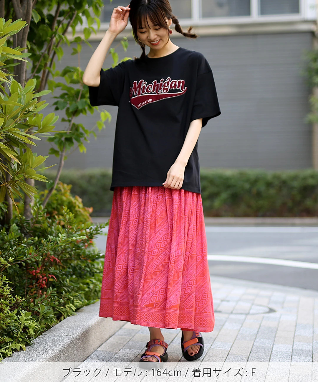 itimi tシャツ　サイケ　グランジ　archive チチカカ　ロキエ　タイ エリマキトカゲプリントTシャツ / Tシャツ・カットソー | エスニック