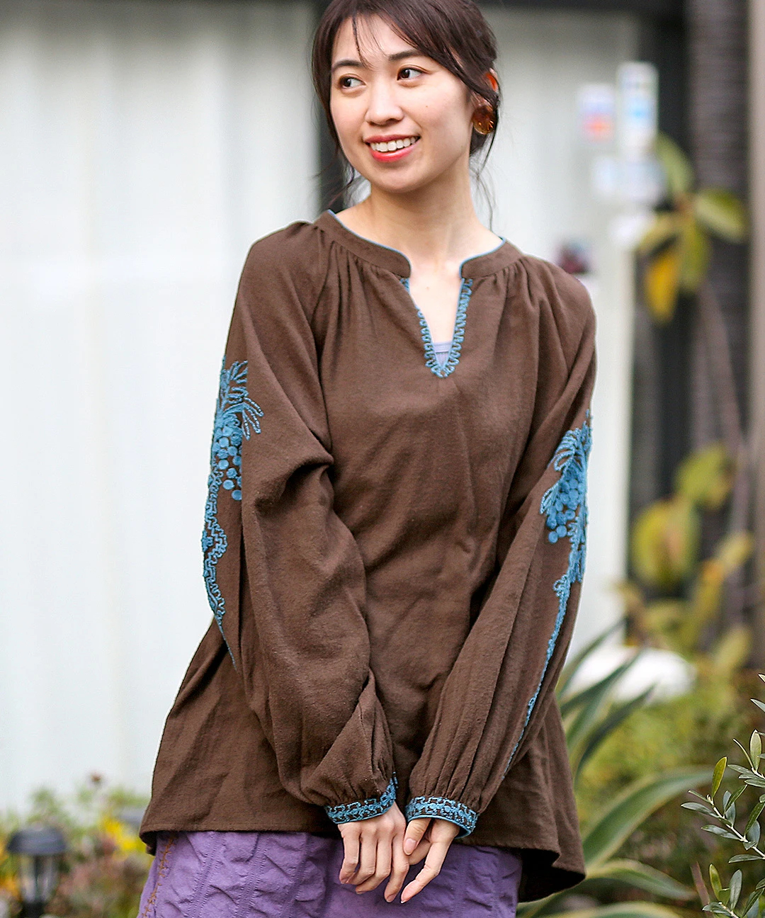 アグアヘ刺繍プルオーバー / シャツ・ブラウス | エスニック