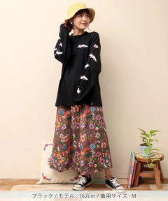 チチカカ |go slow caravan USAコットン ウーパールーパーロングTシャツ【WEB限定】