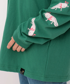 チチカカ |go slow caravan USAコットン ウーパールーパーロングTシャツ【WEB限定】