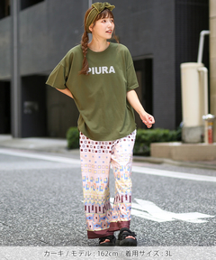チチカカ |ロゴプリントTシャツ(大きいサイズ)
