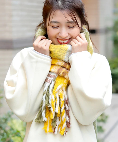 マドラスチェックストール / ストール・マフラー・スヌード