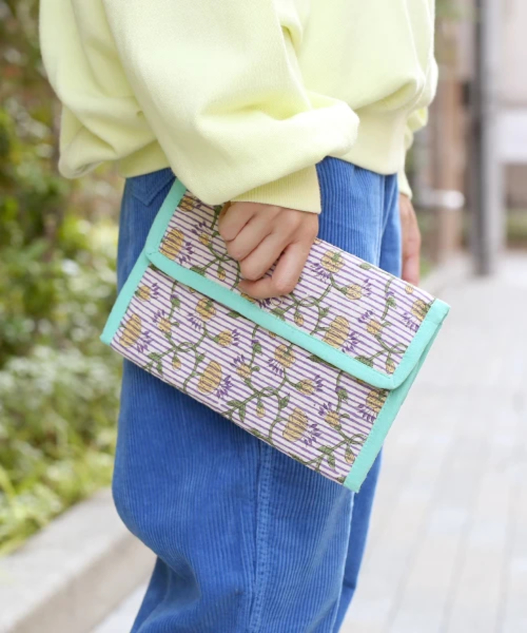 チチカカ |ブロックプリントマルチケース