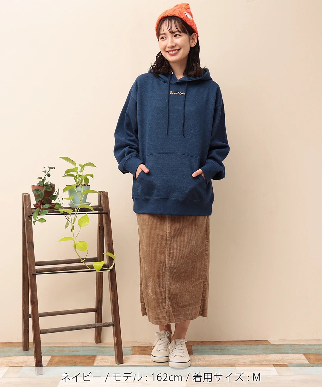 go slow caravan 裏起毛フルムーンフーディー【WEB限定 go slow caravan 裏起毛フルムーンフーディー【WEB限定