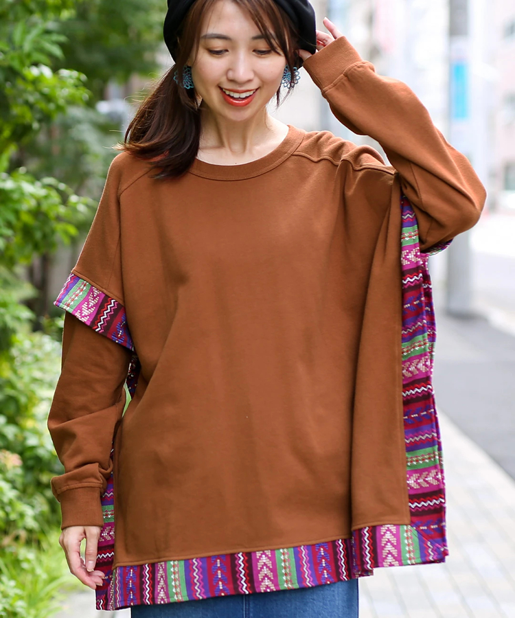 チチカカ |レイヤードポンチョプルオーバー