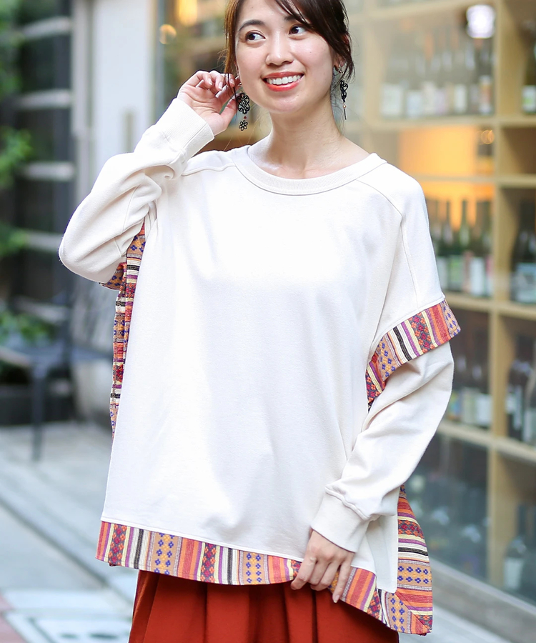 チチカカ |レイヤードポンチョプルオーバー