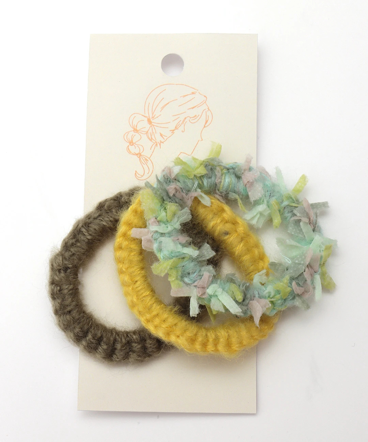 モヘアセットヘアゴム / ヘアゴム・シュシュ | エスニックファッション