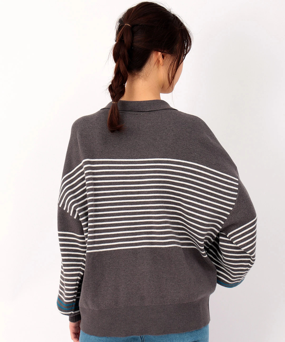 襟付きニットプルオーバー / ニット・セーター | エスニック