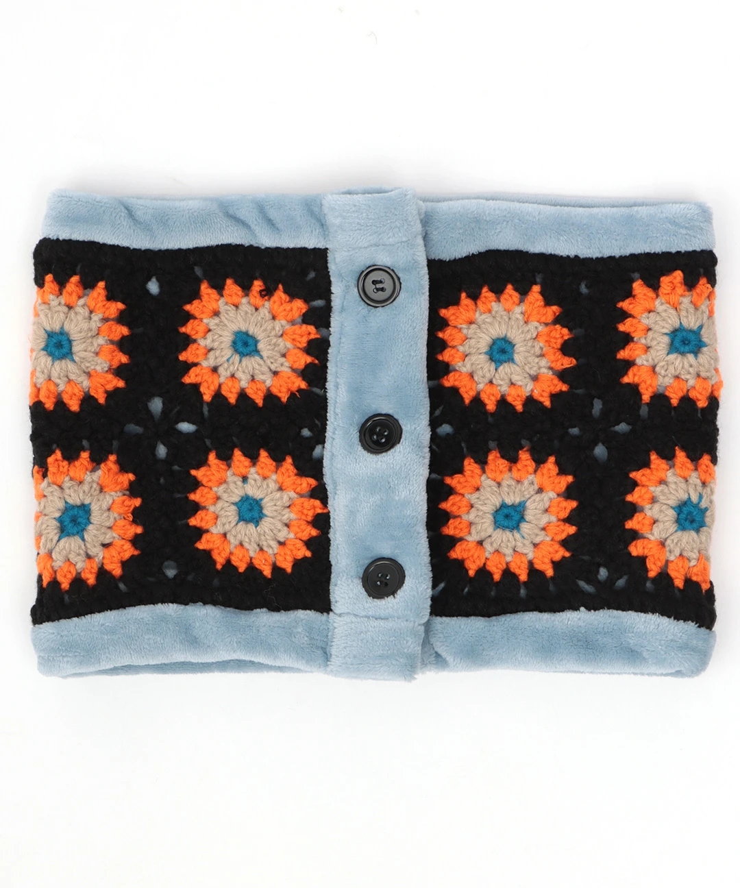 カラフルクロシェネックウォーマー / ストール・マフラー・スヌード