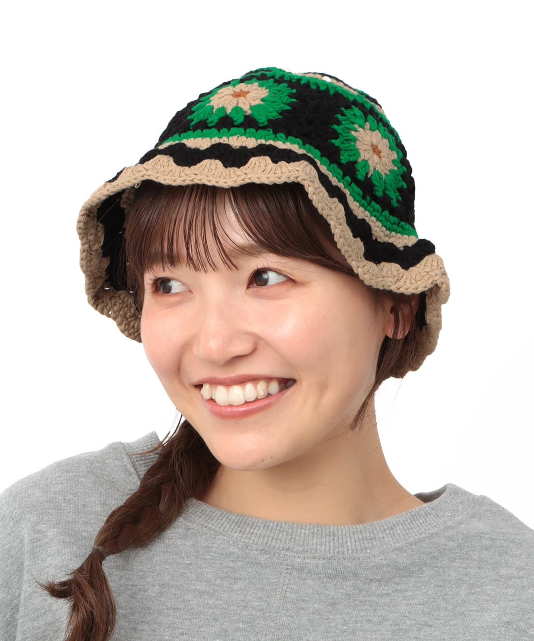 カラフルクロシェハット / ハット | エスニックファッション＆雑貨の