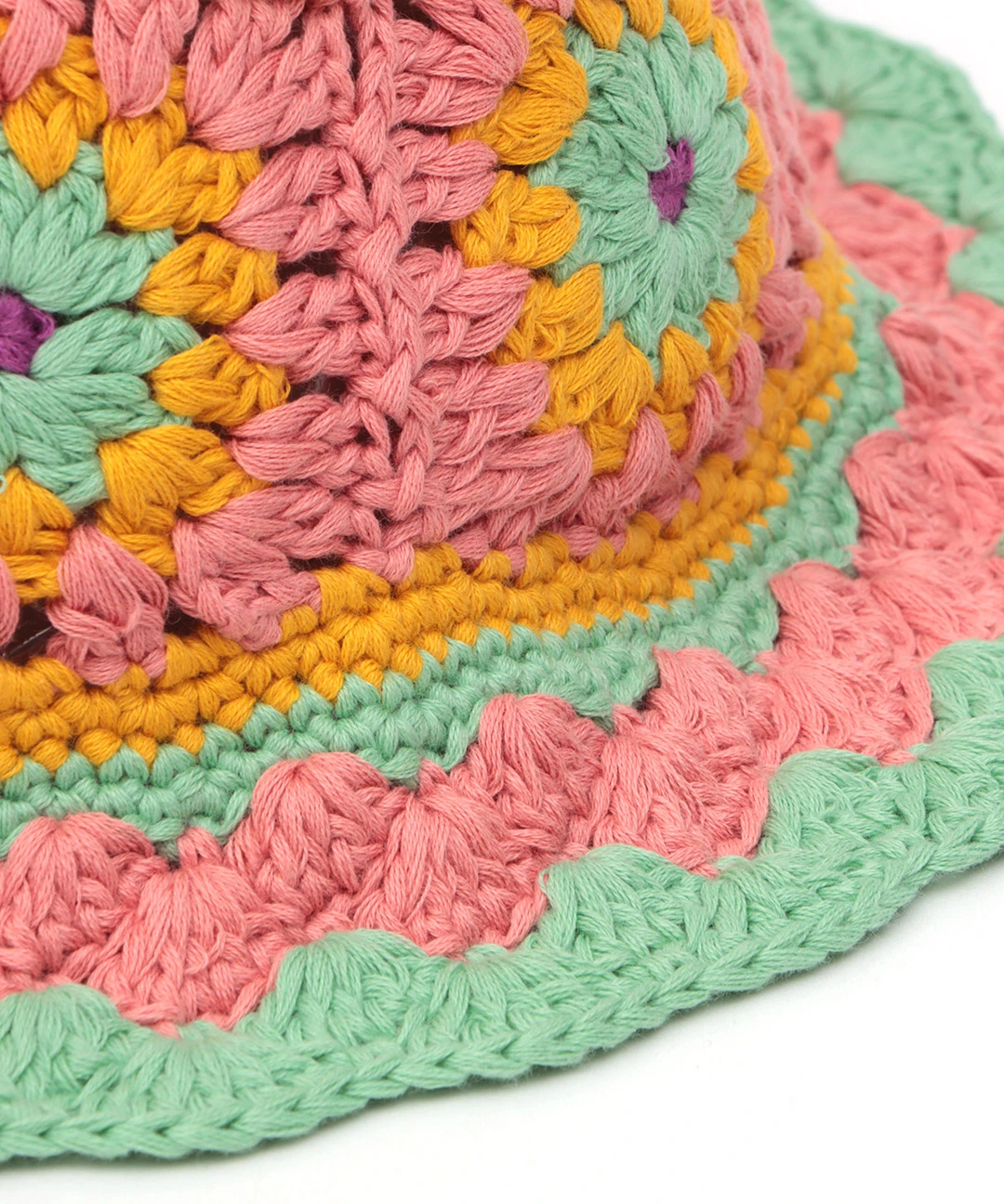 カラフルクロシェハット / ハット | エスニックファッション＆雑貨の