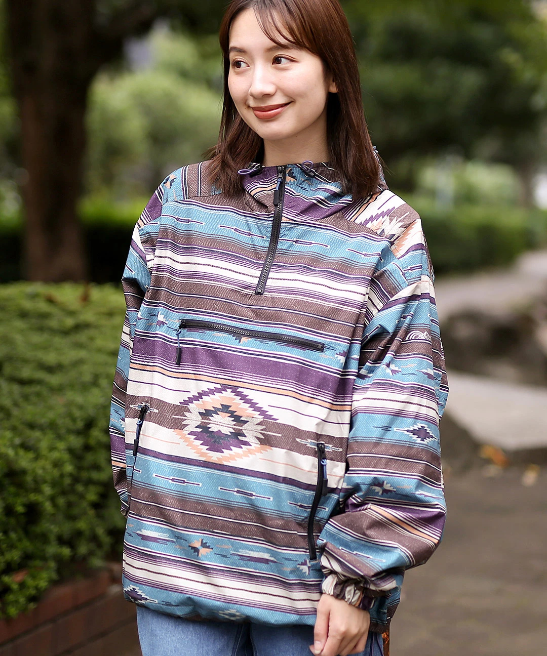 【タグ付新品】ladmusician 小花柄ナイロンジャケット サイズ42 タグ付新品】ladmusician 小花柄ナイロンジャケット サイズ42