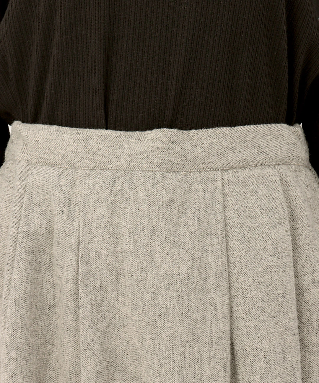 Shanti Shanti メランジ起毛ツイルスカート【WEB限定】 / スカート