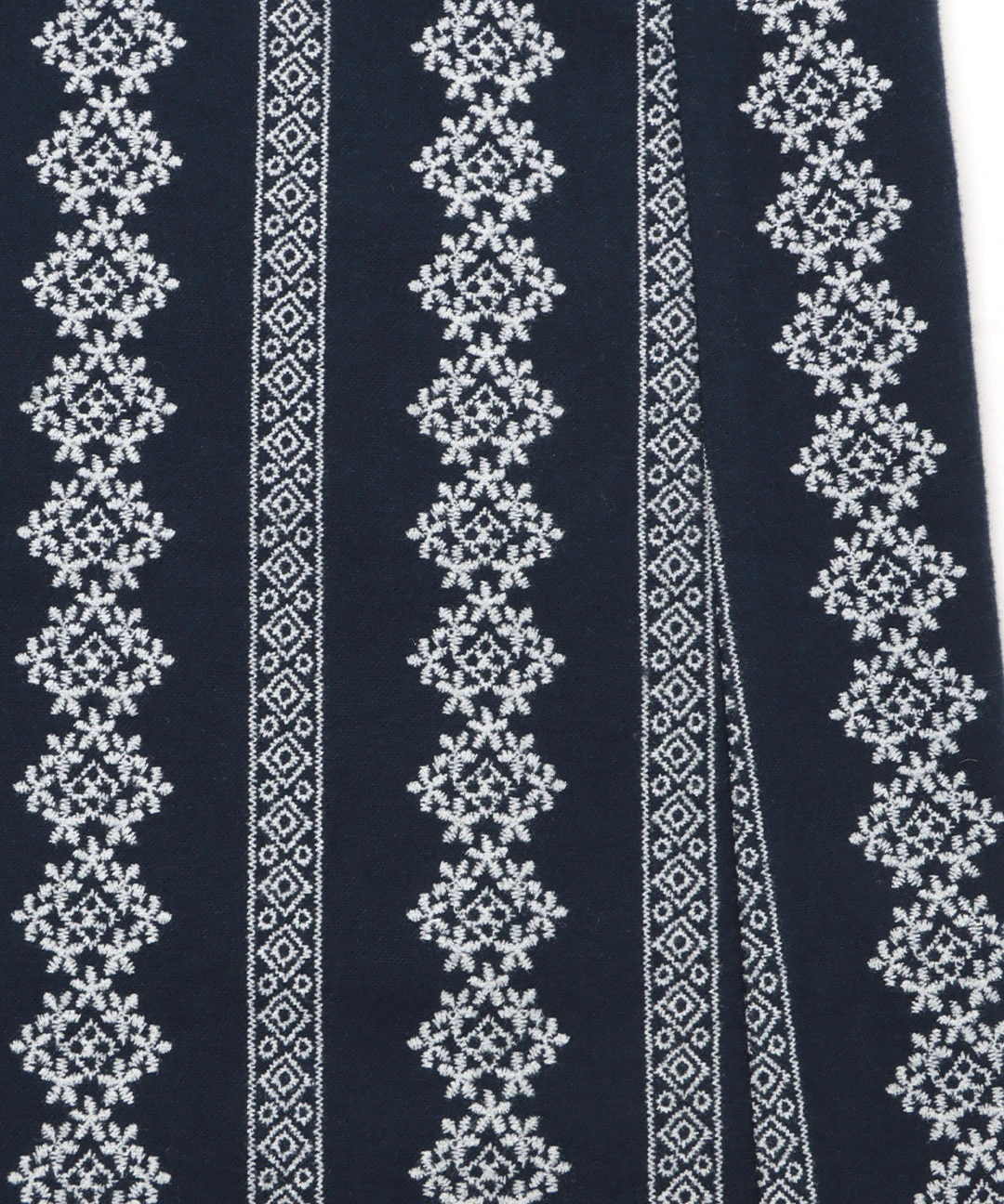 フラワーストライプワイドパンツ 【3月2日(月)15時までの限定価格