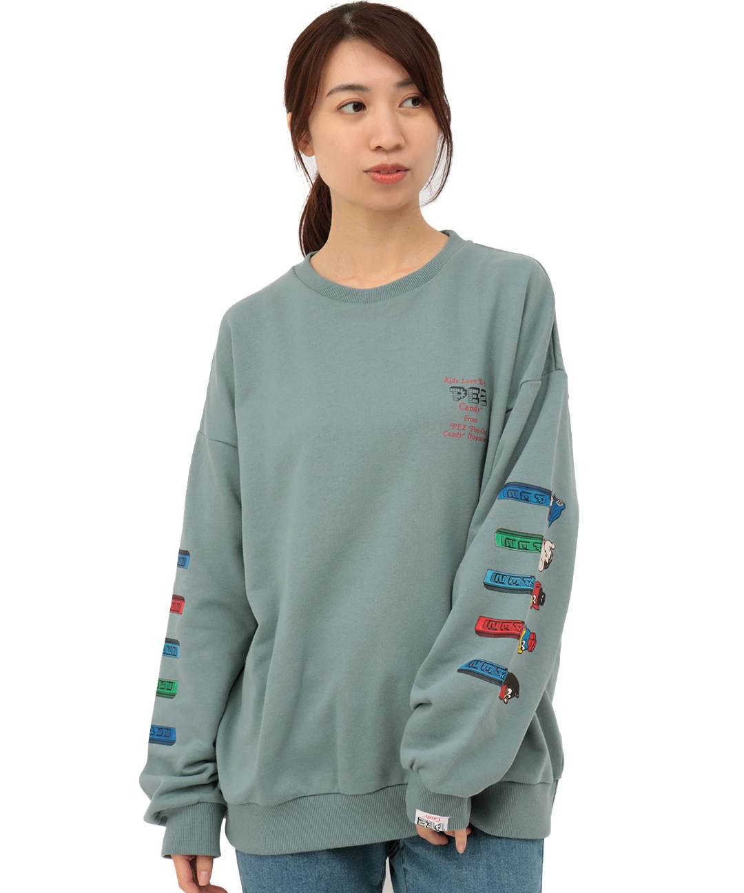 ばーやMet in jeans italyスワロフスキー スウェットパーカ Met in jeans italy スワロフスキー スウェットパーカー
