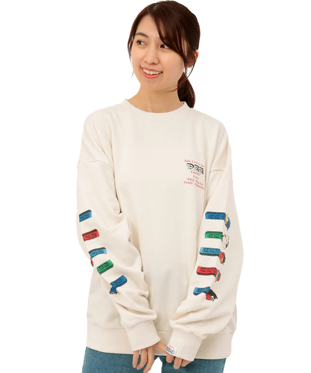 PEZ 袖プリントプルオーバー【WEB・一部店舗限定】 / スウェット