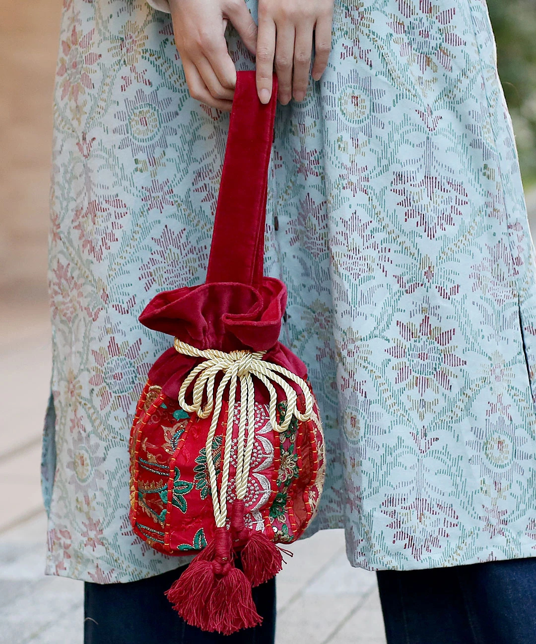 カンバディアパッチ巾着バッグ【WEB限定】 / その他バッグ