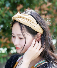 チチカカ |ドット刺繍ヘアバンド