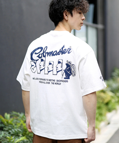 チチカカ |COBMASTER コラボ モアイバックプリントTシャツ