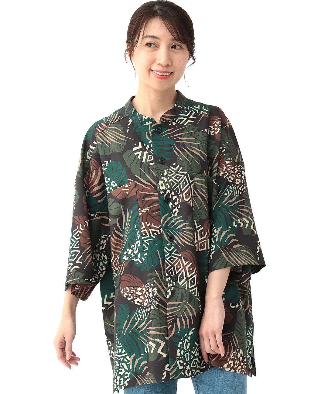 アーツ＆サイエンス 20SS エスニックビッグTシャツ / ブラウス