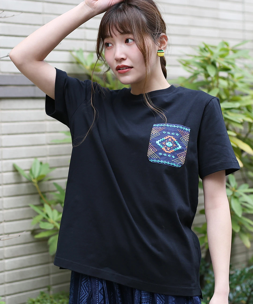 リメイク刺繍Tシャツ / Tシャツ・カットソー | エスニックファッション