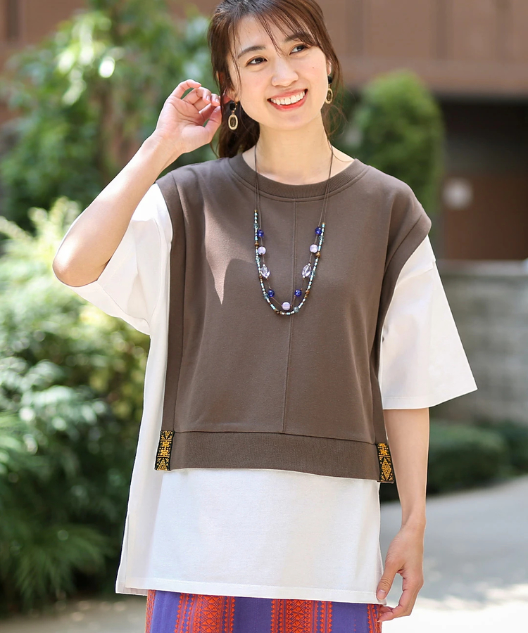 チチカカ |スクエアレイヤードプルオーバー