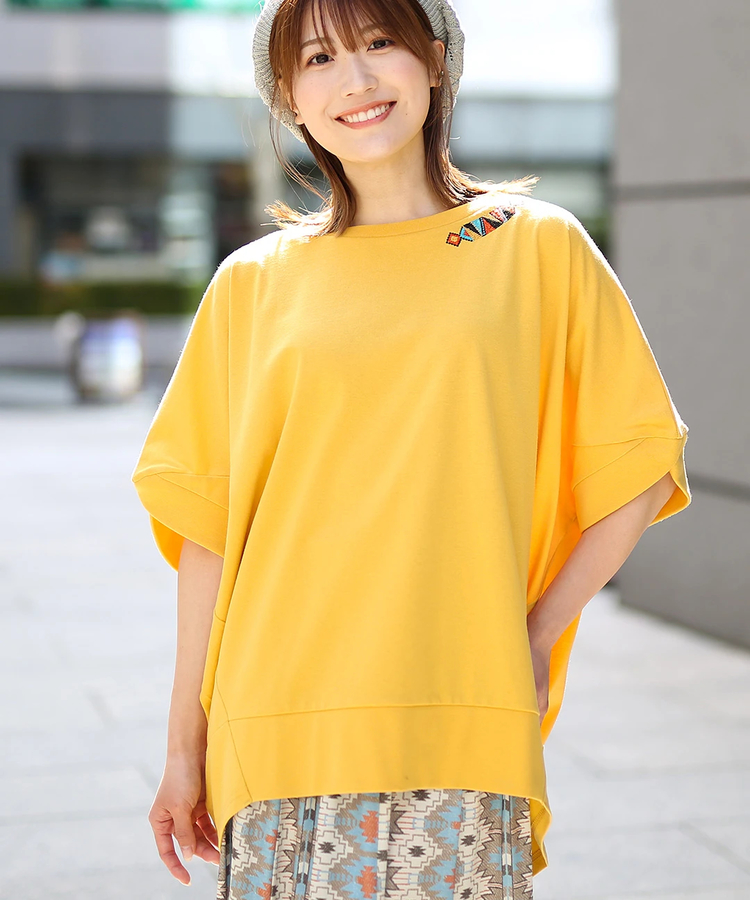 チチカカ |ドルマンコクーン刺繍プルオーバー