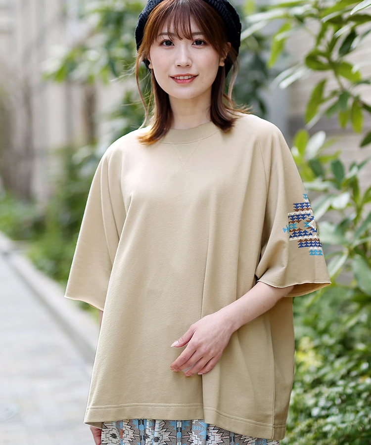 チチカカ |ネイティブビーズプリントTシャツ