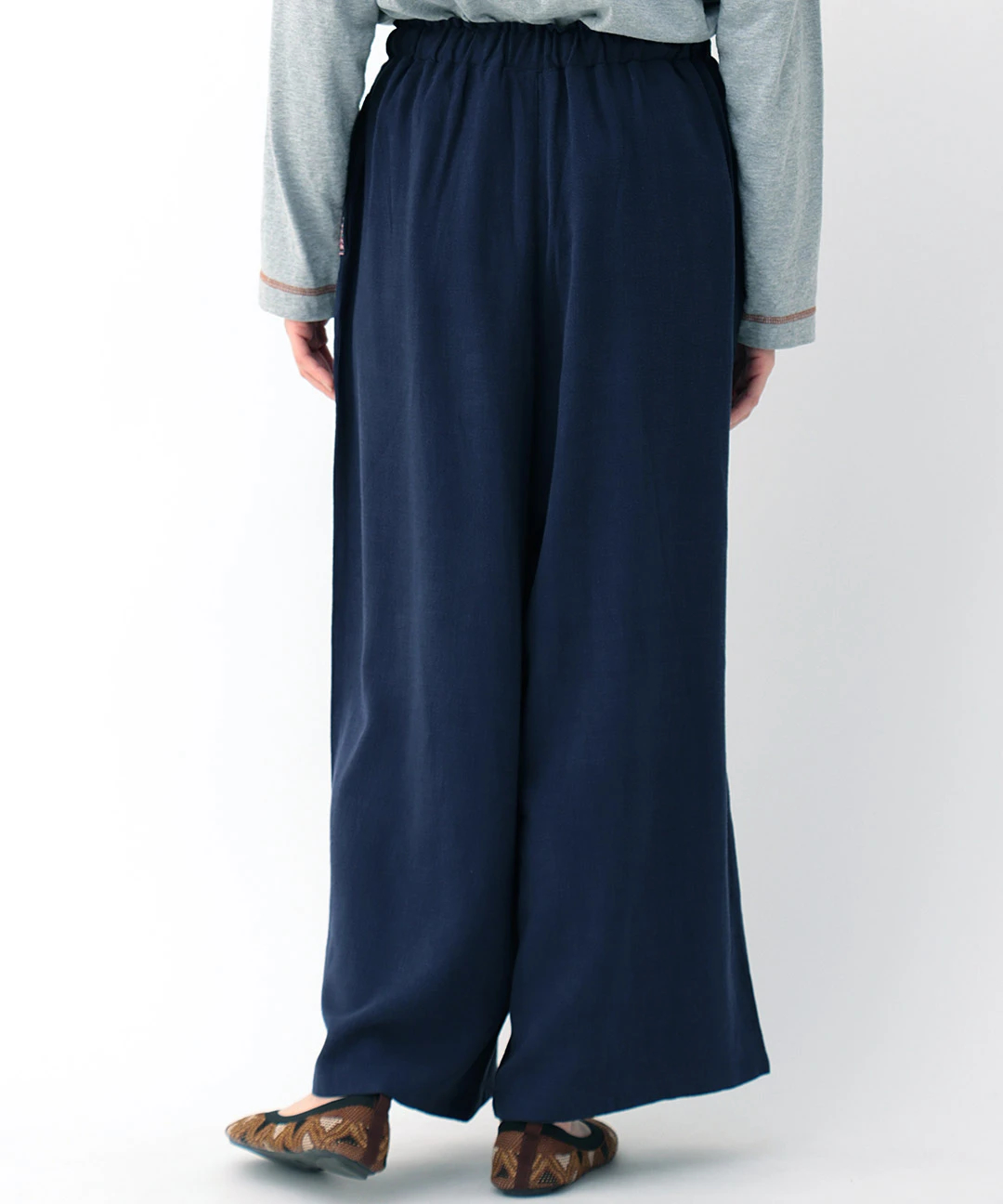 ベーシックワイドパンツ / パンツ | エスニックファッション