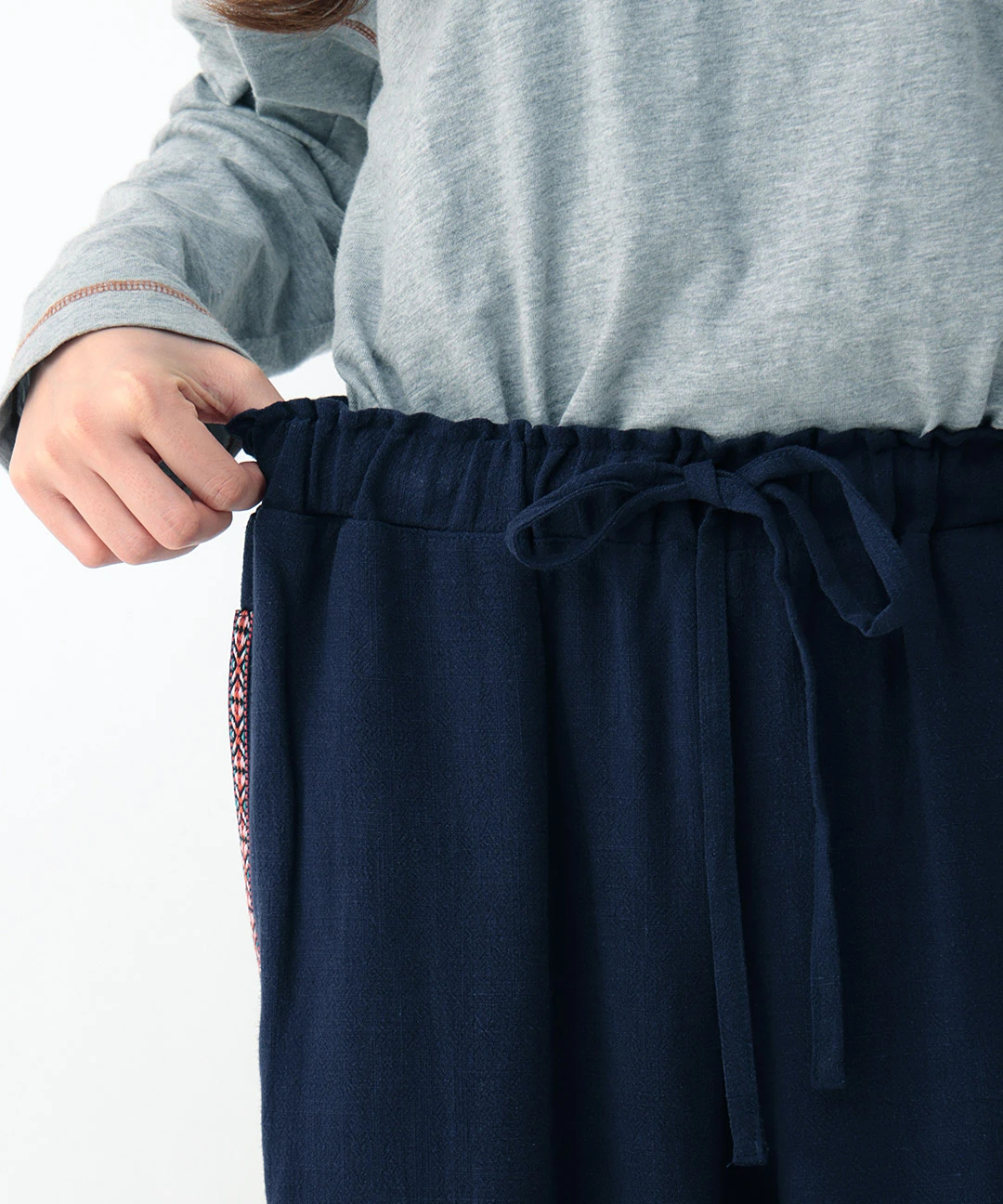 ベーシックワイドパンツ / パンツ | エスニックファッション＆雑貨の