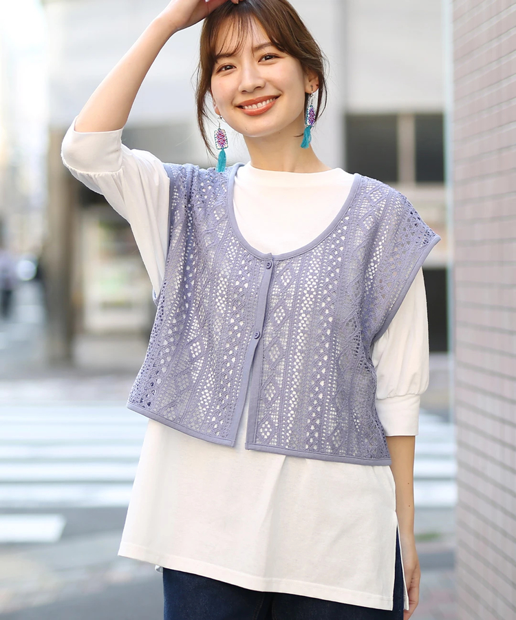 チチカカ |レースベスト×Tシャツセット