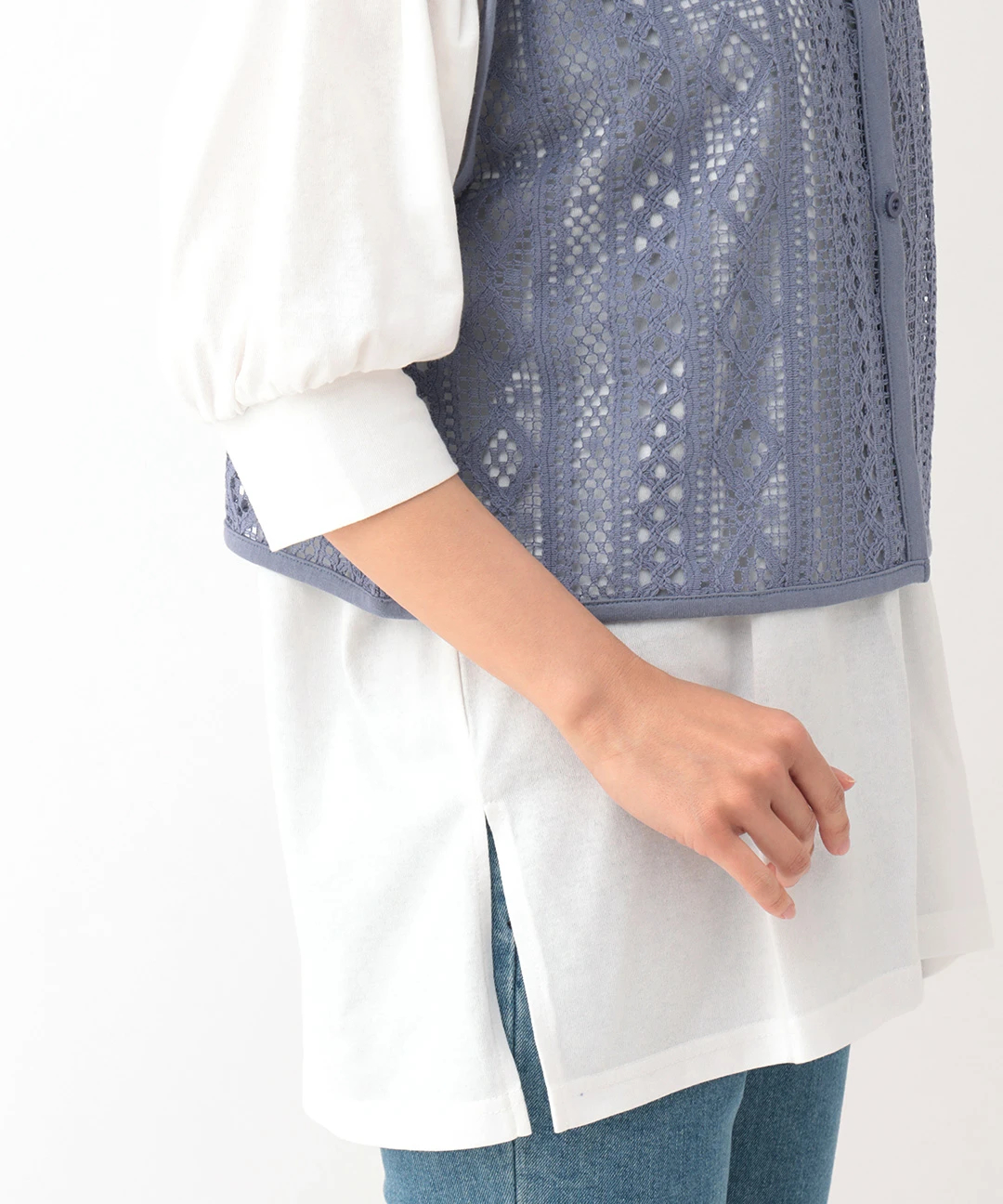 レースベスト×Tシャツセット【5月12日(月)15時までの限定価格