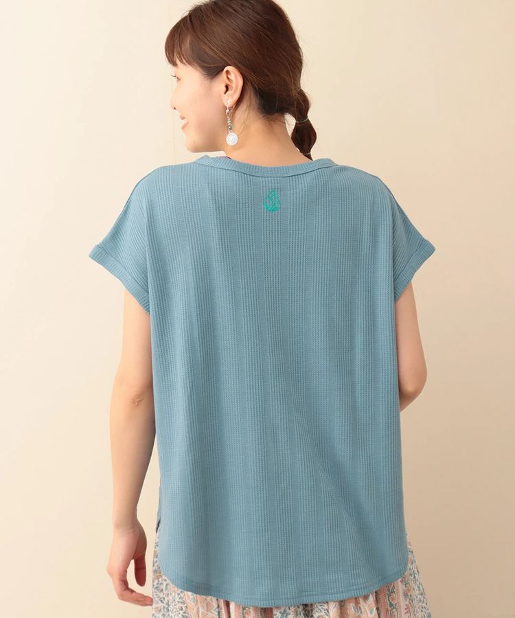 チチカカ |ランダムワッフルワンポイントプルオーバー