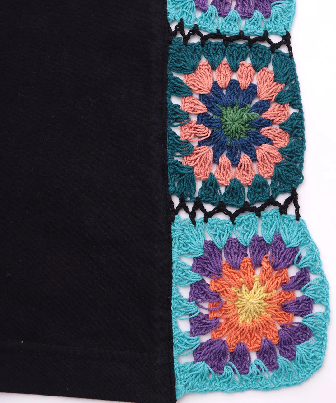 ハンドクロシェサイドポンチョ / Tシャツ・カットソー | エスニック