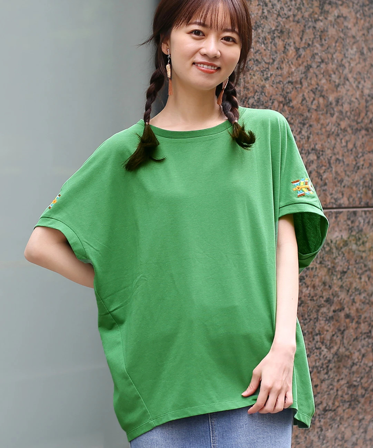 チチカカ |ドルマン刺繍プルオーバー