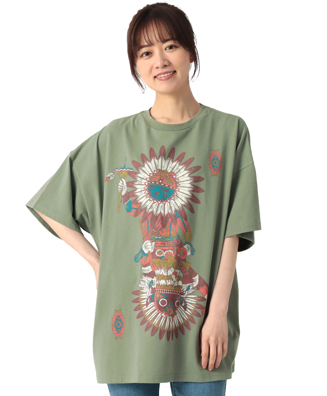 ✨ぴかぴか✨ カッチーナプリントTシャツ / Tシャツ・カットソー | エスニック