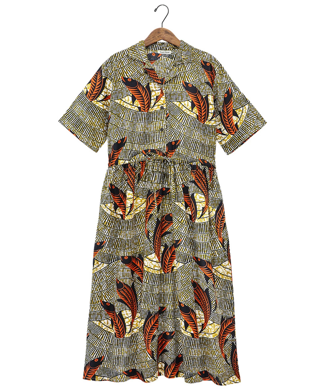 Shanti Shanti アフリカンプレーンワンピース【WEB限定