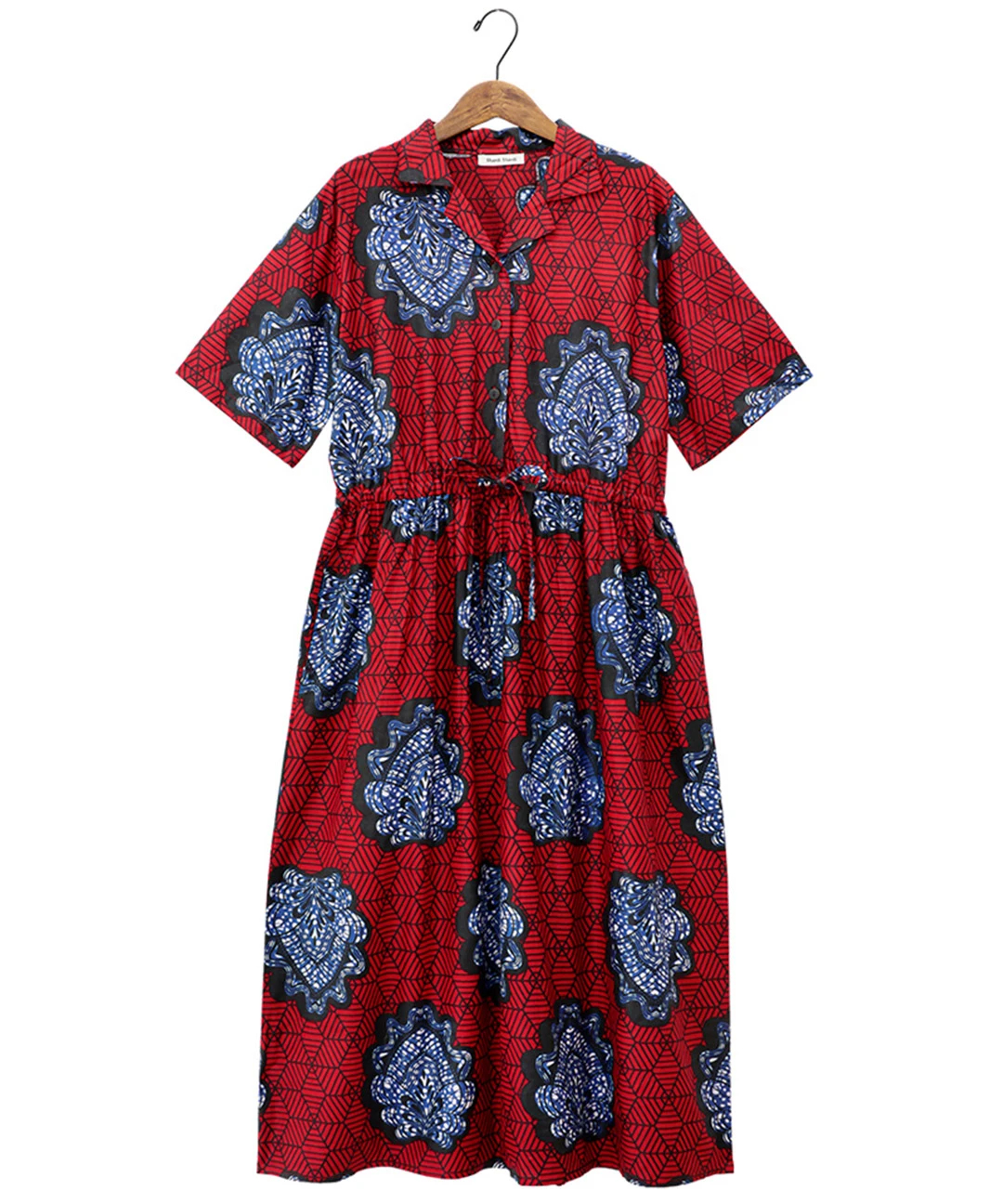 Shanti Shanti アフリカンプレーンワンピース【WEB限定
