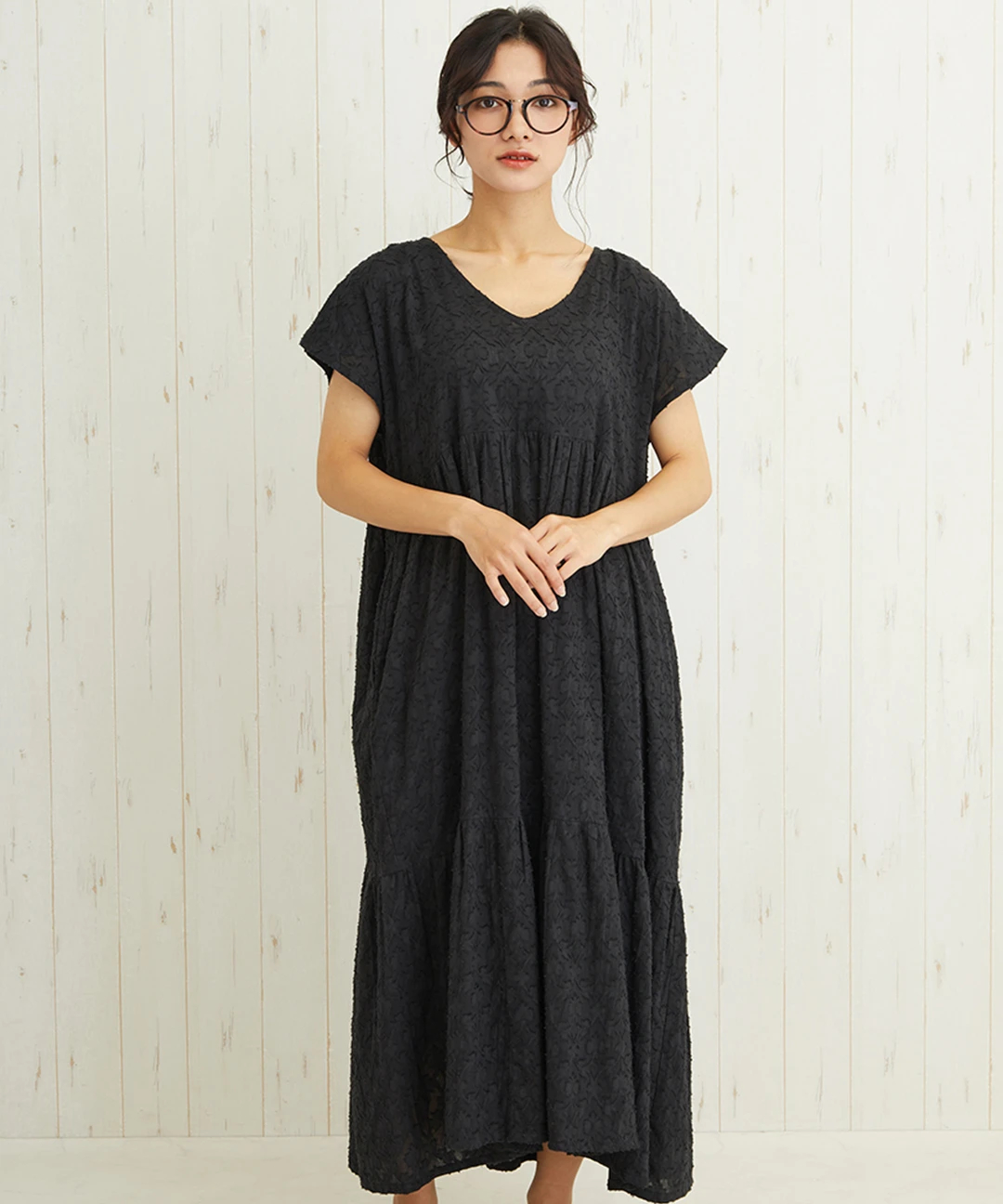TMC 【Shanti Shanti】ワンピース ダマスク Shanti Shanti ダマスク柄ワンピース【WEB限定】 / ワンピース
