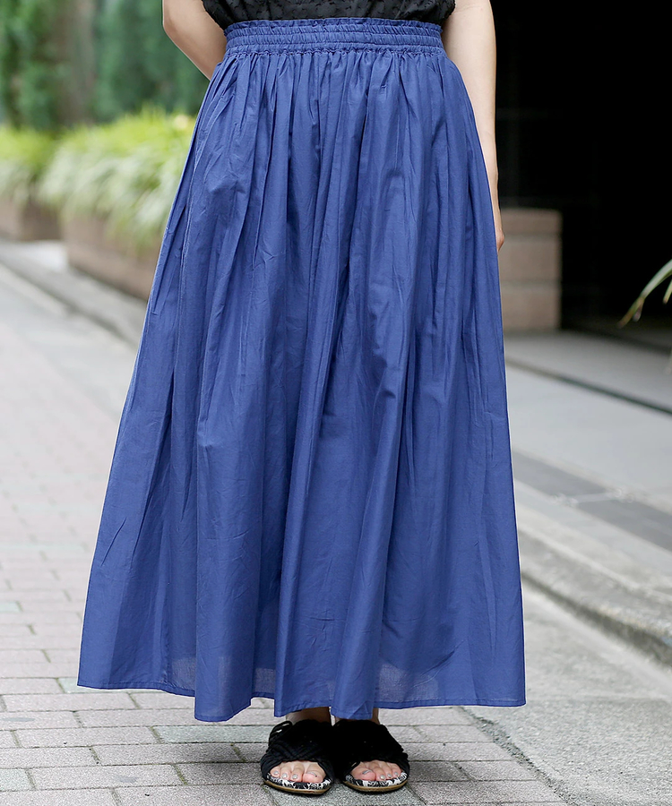 チチカカ |PORINA インド綿プレーンスカート【WEB限定】