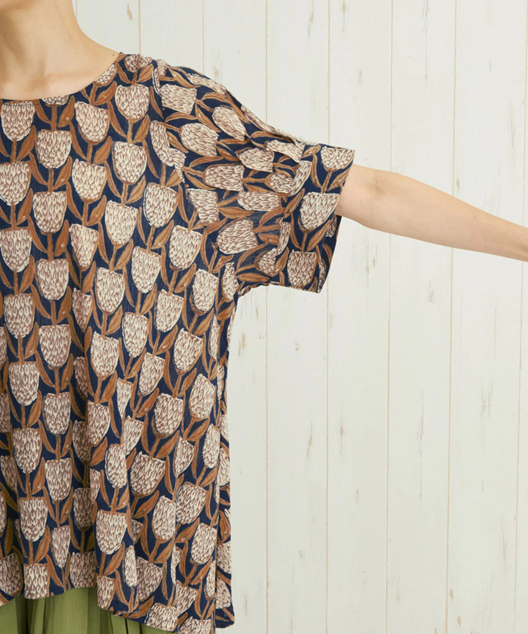 【114】のあさん専用 フリルカラーブラウス | [公式]アパートバイ （A part by）通販