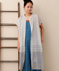 チチカカ |Shanti Shanti エレガントフラワーチュニック【WEB限定】