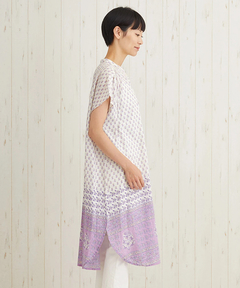 チチカカ |Shanti Shanti エレガントフラワーチュニック【WEB限定】