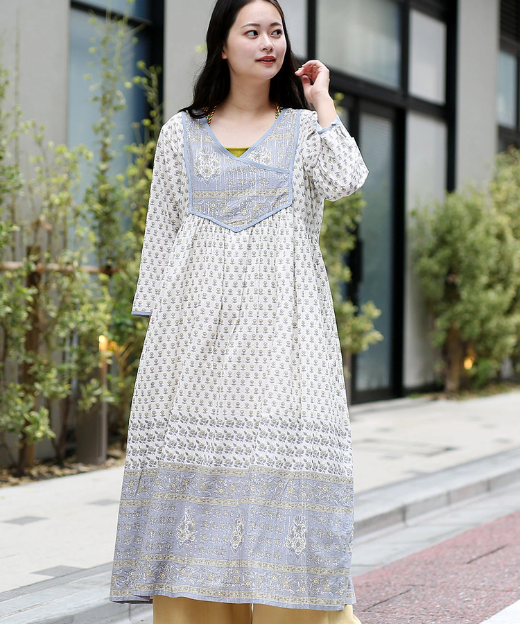 チチカカ |Shanti Shanti エレガントフラワーワンピース【WEB限定】