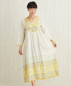 チチカカ |Shanti Shanti エレガントフラワーワンピース【WEB限定】