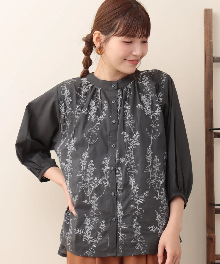 チチカカ |PORINA リーブス刺繍ブラウス【WEB限定】