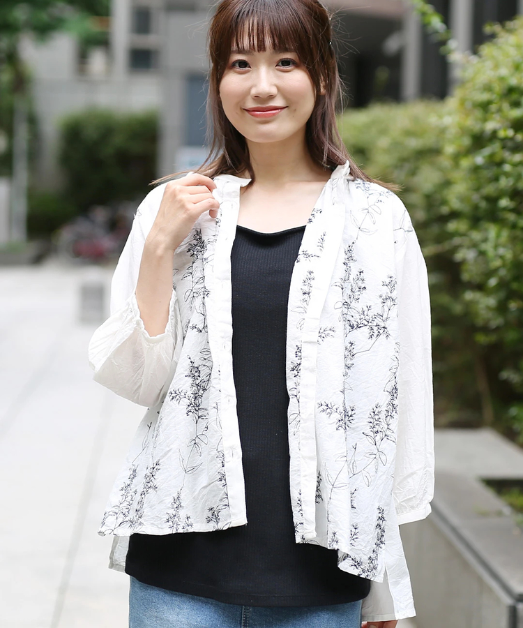 チチカカ |PORINA リーブス刺繍ブラウス【WEB限定】