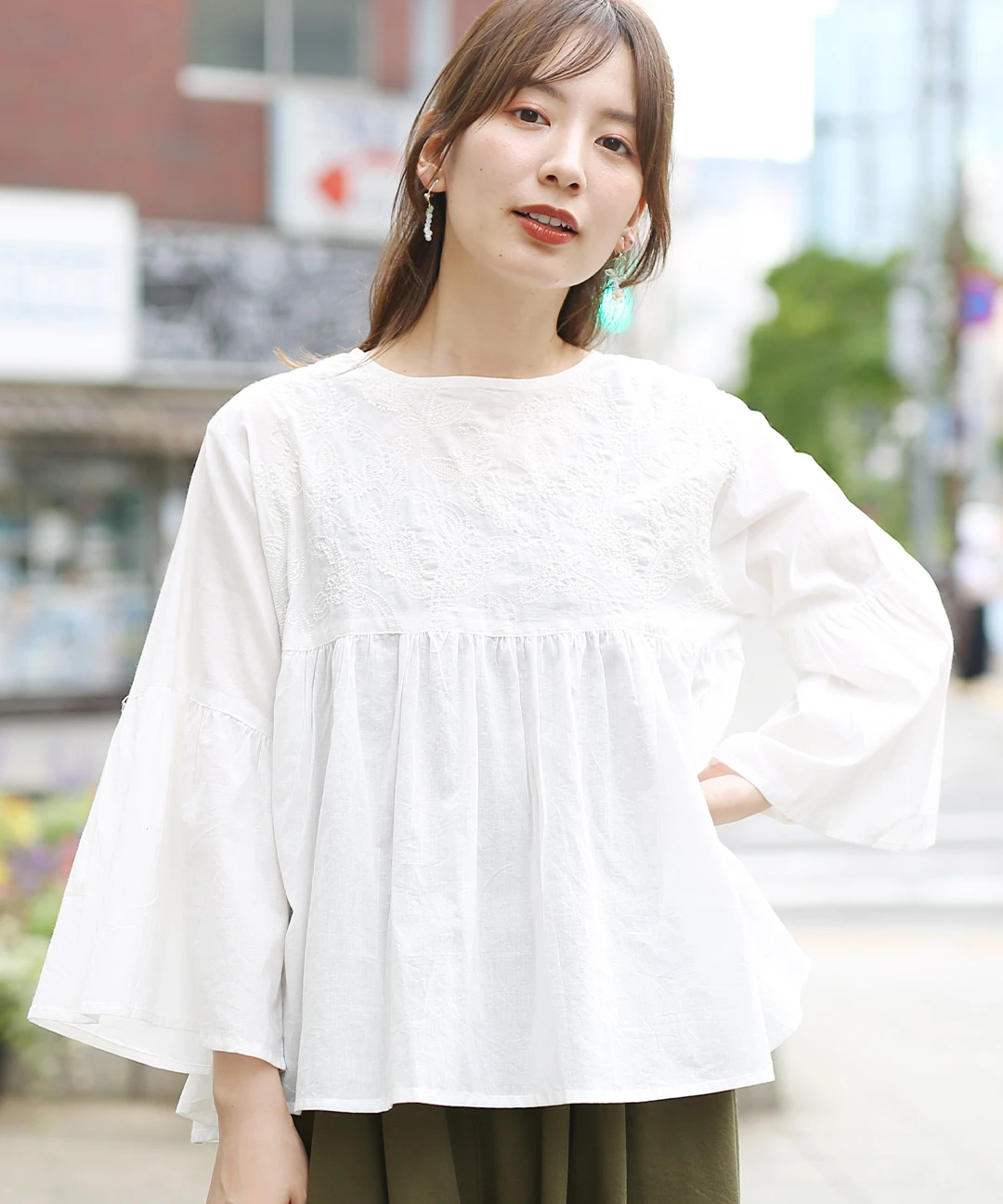 PORINA ローザギャザープルオーバー PORINA ローザギャザープルオーバー - メルカリ